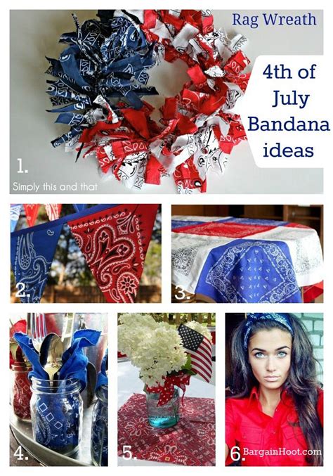 Fourth of July bandana ideas! | 4th of july, July crafts, 4th of july ...
