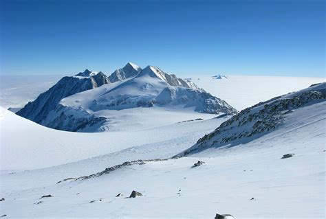 On Top Of Vinson Massif The Highest Peak In Antarctica Vinson Massif