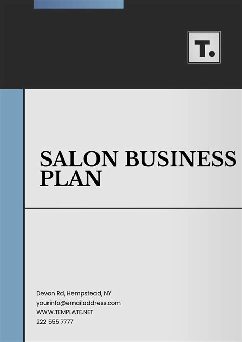 Hair Salon Business Plan Template 的图像结果