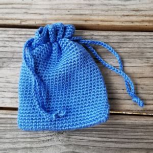 Drawstring Bag: Crochet pattern | Ribblr