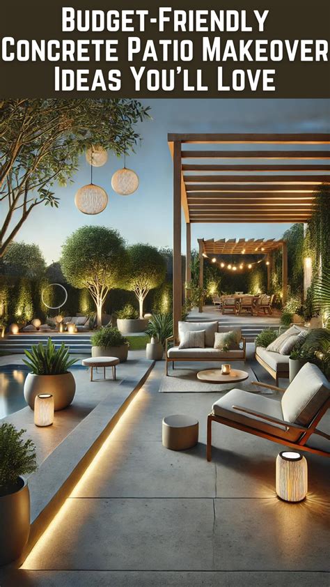 Budget-Friendly Concrete Patio Makeover Ideas You’ll Love ...