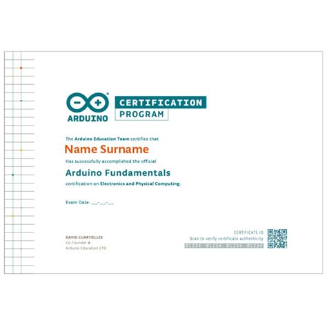 Image result for Arduino Certification