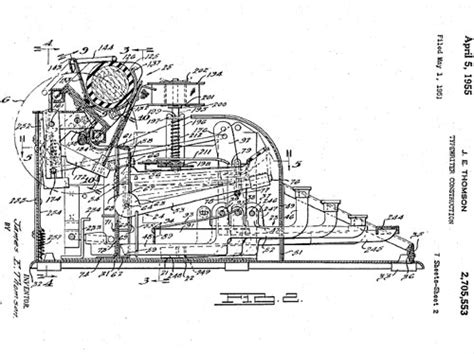 Tom Thumb toy typewriter
