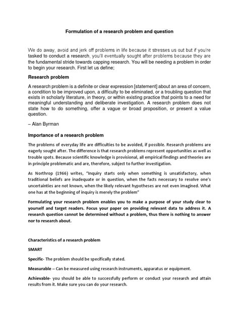 Image result for Formulation Research Question