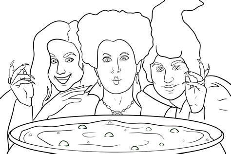 35 Free Hocus Pocus Coloring Pages: Magic and Spells Disney