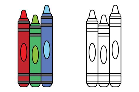 Kid Coloring With Crayons