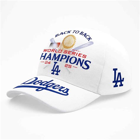 Dodgers Back To Back World Series 2025 Champions Hat
