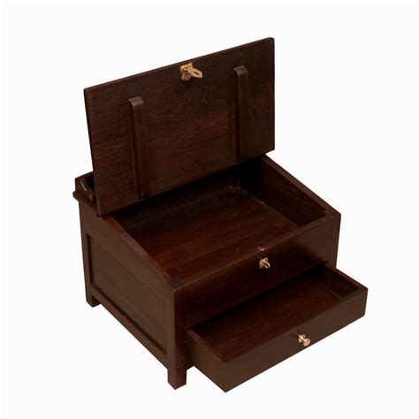 Ethnic Wooden Munim Study Table