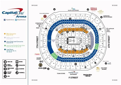Floor (Gold/VIP/Box West) | Washington Wizards vs New York Knicks | 3 ...