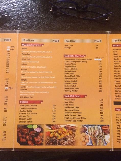 Menu at Veeru's The Village Restaurant, Bengaluru
