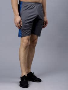 We Perfect Solid Men Grey Sports Shorts - Buy We Perfect Solid Men Grey ...