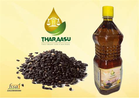 Tharaasu wood pressed Gingelly (sesame seed) oil 1/2 litre : Amazon.in ...