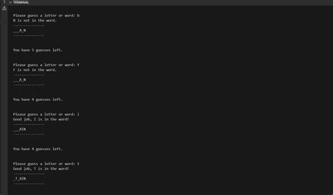 program hangman in python 的图像结果