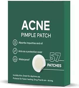 AcuHealth Pimple Patch | 57 Pcs Hydrocolloid and Salicylic Acid Patches ...