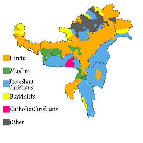 India Religion Chart