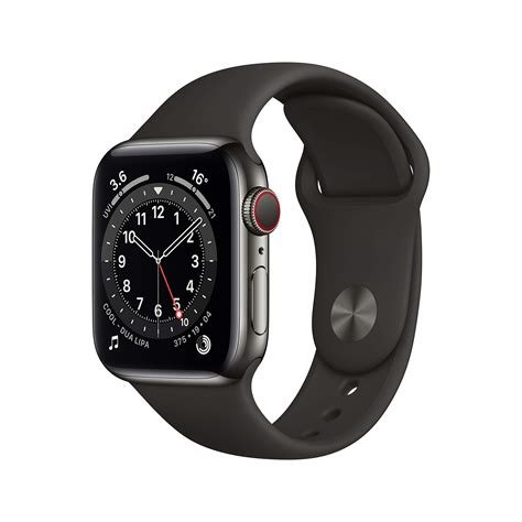 New Apple Watch Series 6 (GPS + Cellular, 40mm) - Graphite Stainless ...