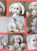Image result for Knitted Easter Bunny Pattern