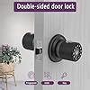 BOTHSTAR Double Sided Keyless Door Knob Lock with Fingerprint and ...