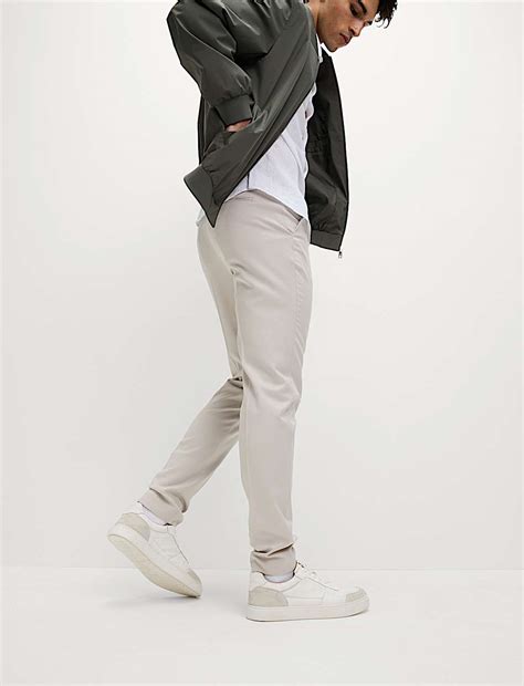 Buy Tapered Fit Elasticated Trousers at Marks & Spencer