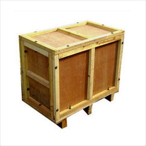 Collapsible Plywood Shipping Crate with Integrated Pallet Base ...
