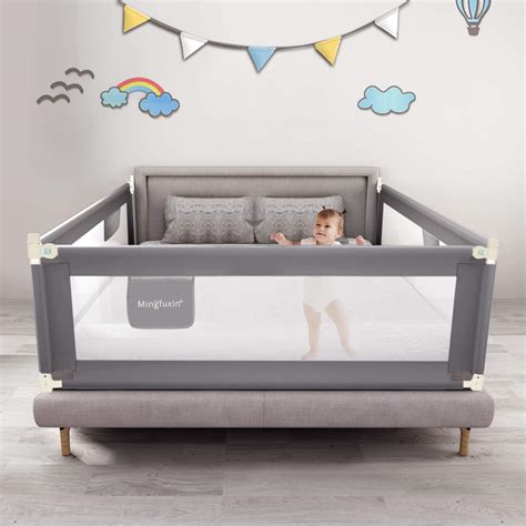 Buy Mingfuxin Bed Rails for Toddlers,Upgraded Baby Safety Bed Rail ...