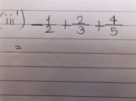 (ii) - 1 + 3 + 1/3 2 4 2 5 2 - Brainly.in