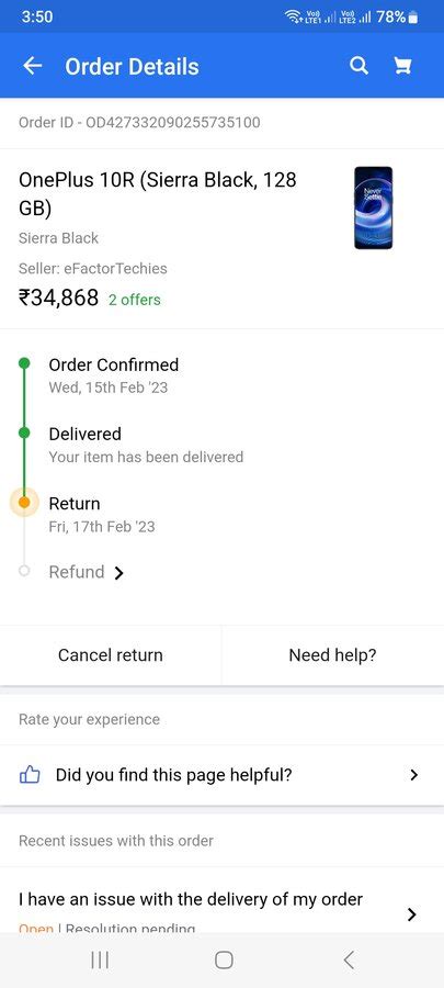 Flipkart — Oneplus 10 R 5G Mobile Ordered But Flipkart sent me Empty ...