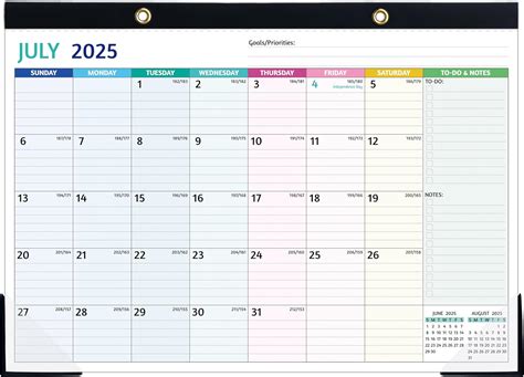 Desk Calendar 2025-2026 – JUL 2025 - DEC 2026, 18 Monthly Desk Calendar ...