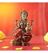 Buy CraftVatika Lakshmi Devi Idol Statue for Home Puja Goddess Laxmi ...