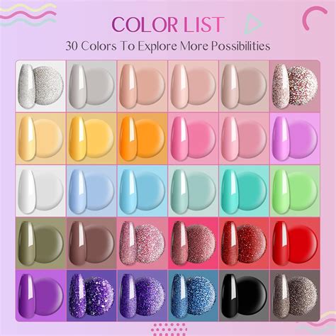 Buy SAVILAND 33PCS Gel Nail Polish Kit and 6 Colors Gel Liner Nail Art ...