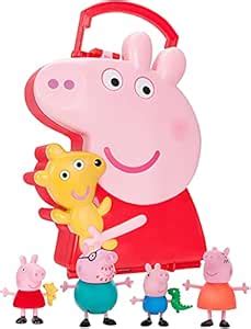 Buy Peppa Pig Figure Carry Case with 4 Figures Online at Low Prices in ...