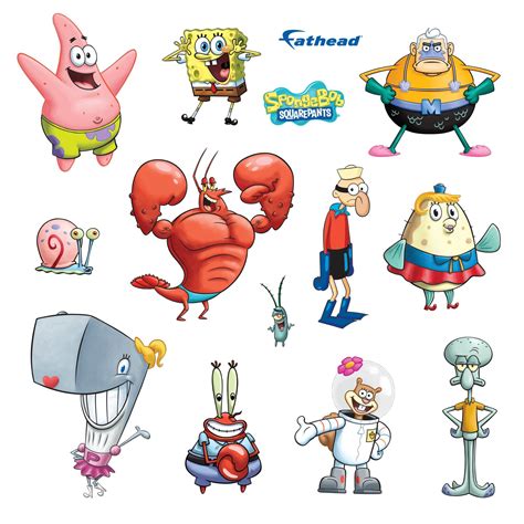 various cartoon characters are grouped together in this image ...