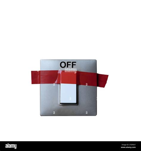 Light switch in off Cut Out Stock Images & Pictures - Alamy