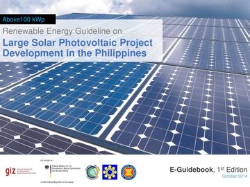 Solar Photovoltaic Project Development in the Philippines - energypedia
