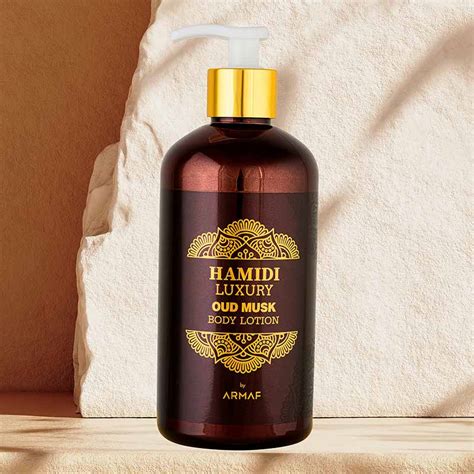 LUXURY OUD MUSK BODY LOTION - 500 ML – Hamidi India