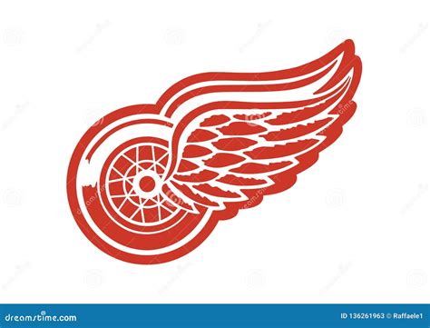 Detroit Red Wings Logo editorial stock photo. Illustration of league ...