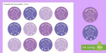 Star Writer Stickers-Scottish (teacher made) - Twinkl