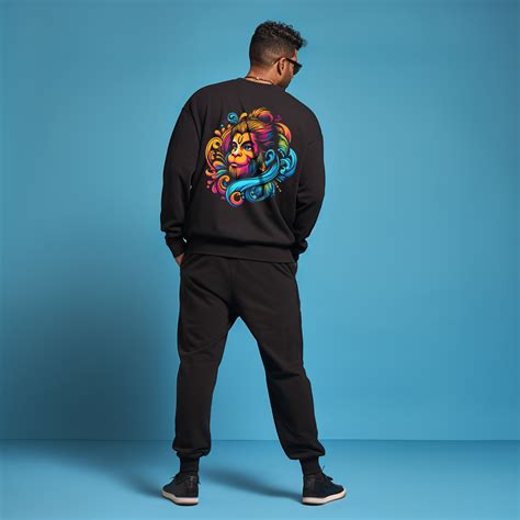 Hanuman Ji Printed Sweatshirt for Men – Prabhubhakti