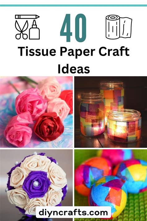 Crafts with Tissue Paper 的图像结果