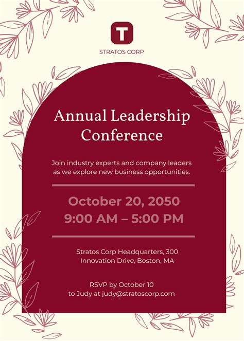 Event Invitation Sample 的图像结果