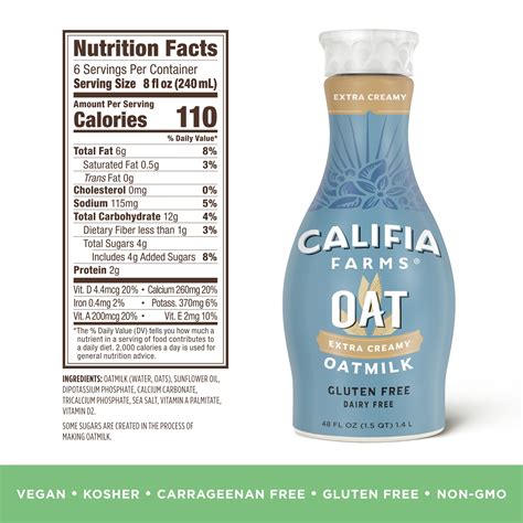 Califia Farms Oatmilk | Deliciously Dairy Free