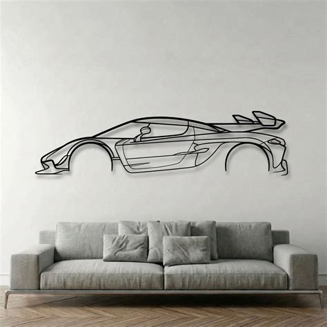 Koenigsegg Jesko Metal Wall Art – DopeCars