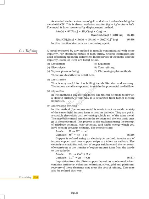 General Principles And Processes Of Isolation Of Elements - NCERT Book ...