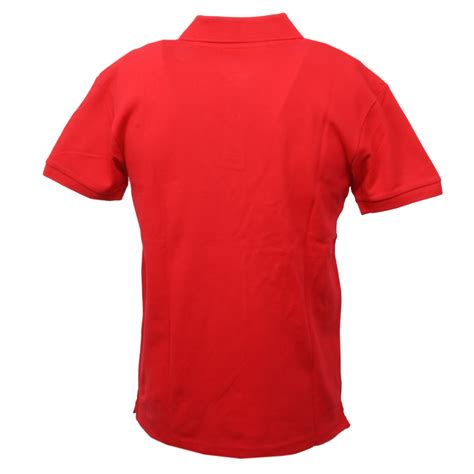 B2814 polo uomo BOMBOOGIE rosso manica corta t-shirt polo man