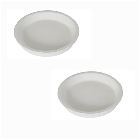 Lasaki Round Ceramic Trays (Plates Saucers) for Pots, planters, Flower ...