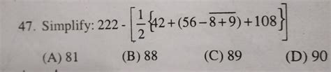 Simplify the sum with explanation - Brainly.in