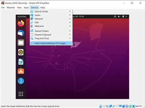 Image result for Insert Guest Additions VirtualBox