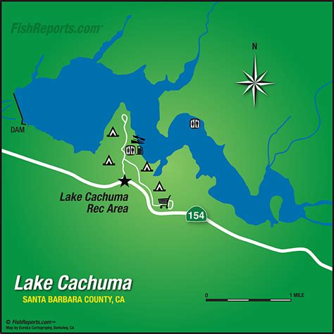 Cachuma Lake - Fish Reports & Map