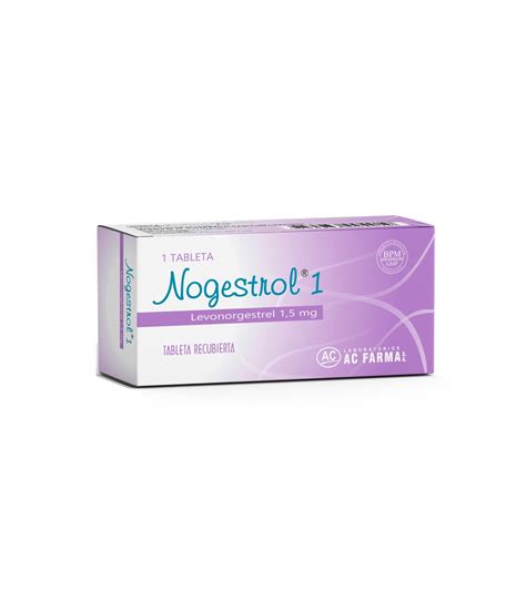 Anticonceptivo Emergencia Nogestrol Pastilla Del Dia Siguiente (levonorgestrel 1,5 Mg) - Rappi