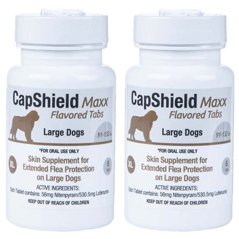 CapShield Maxx Flavored Tabs for Dogs, 6 ct — Jeffers